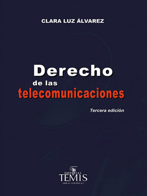 cover image of Derecho de las telecomunicaciones